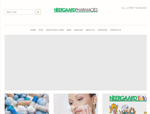Tablet Screenshot of neergaardpharmacies.com